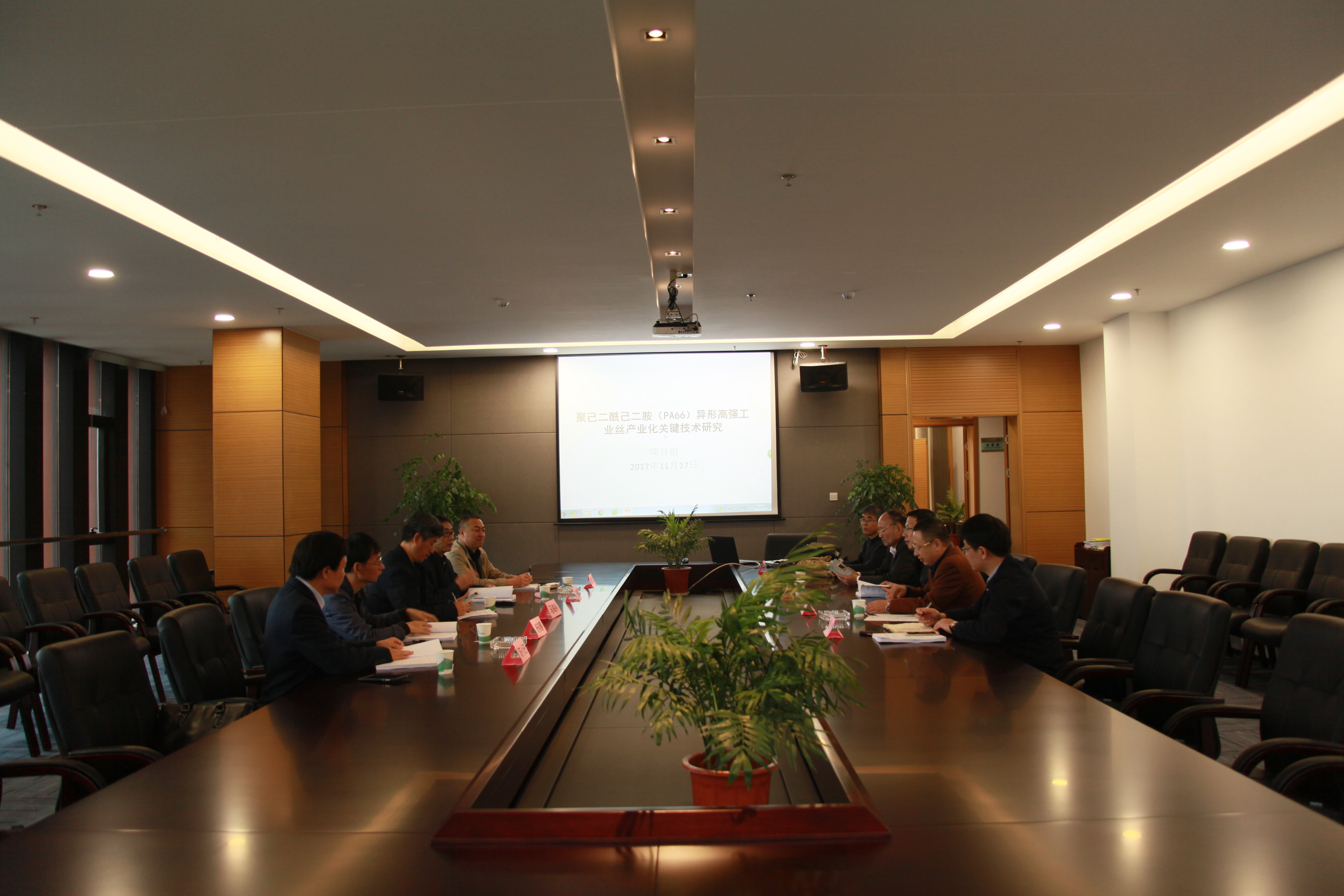 我院承担的江苏省前瞻性科技计划项目《聚己二酰己二胺（PA66)异形高强工业丝产业化关键技术研究》顺利通过验收