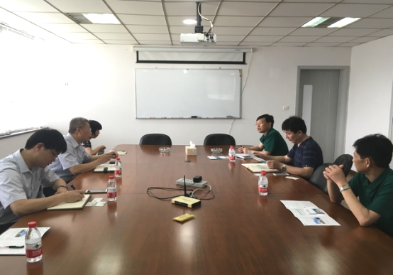 调研南通大东公司，共谋退浆废水处理合作