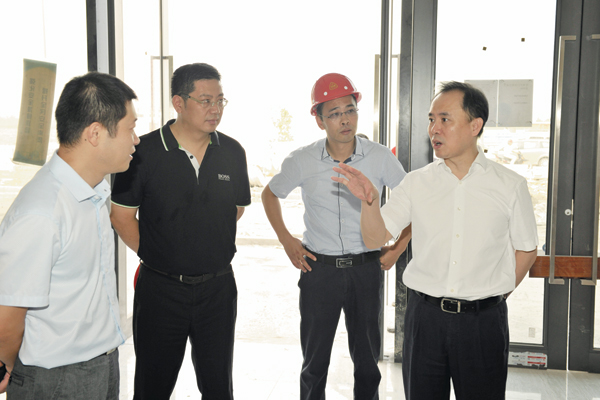 南通通州区领导调研乐动网页版登录入口 高新区新址